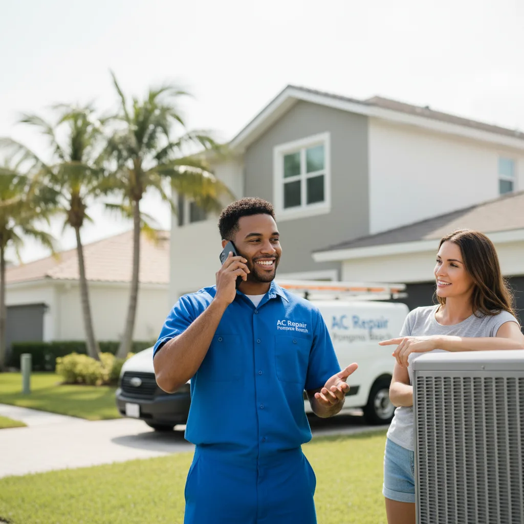 AC Repair Pompano Beach customer support in Hale